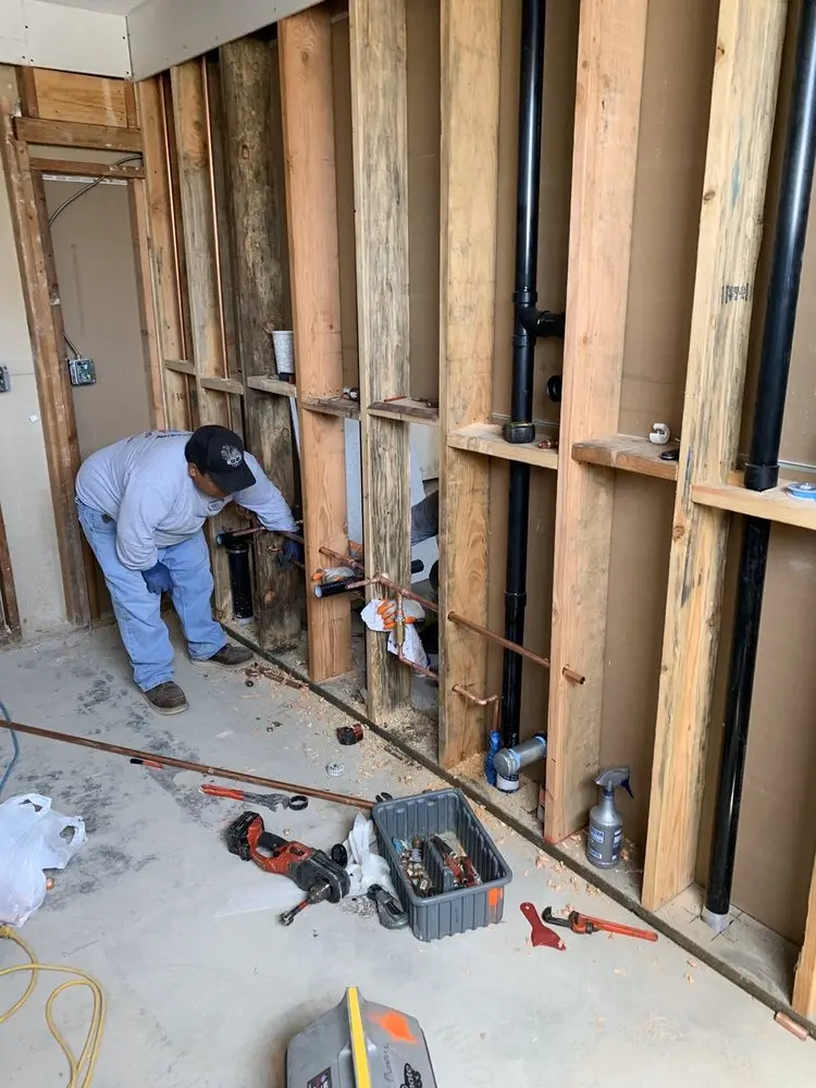 Commercial rough-in plumbing for Trenchless Sewer Repair in Bucknell Manor